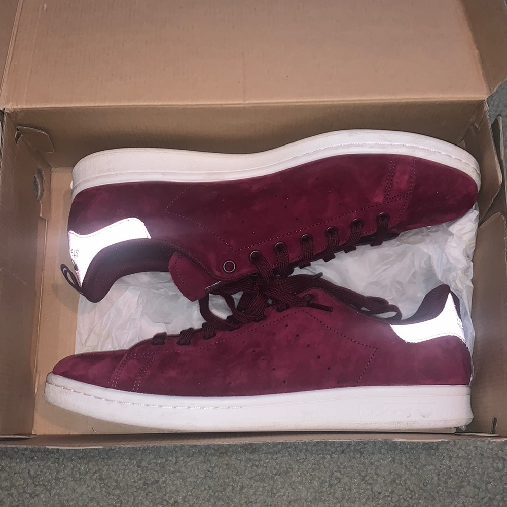 Maroon Stan smith originals